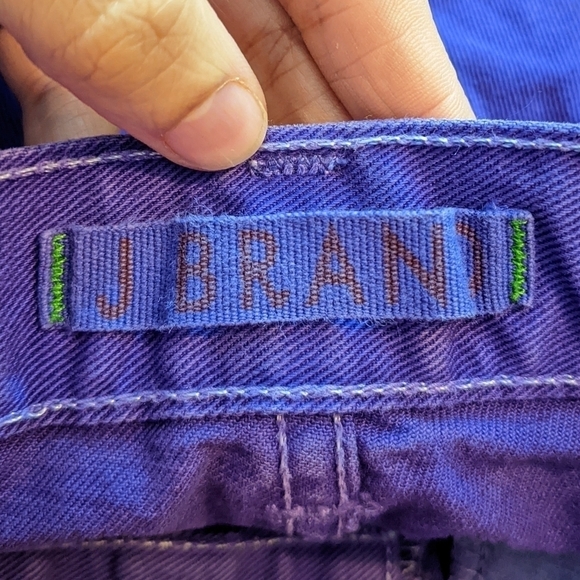 J Brand Cut Off Short Bright Purple Sz 26 - Picture 7 of 10